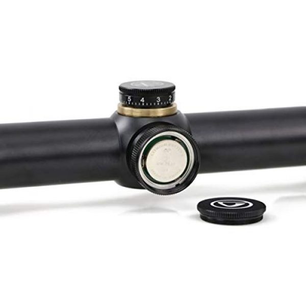Vanguard Rifle Scope 5 Vanguard Endeavor RS VI 1-6x24 Riflescope, German 4 Reticle, Black, Endeavor Endeavor RS VI 1624G