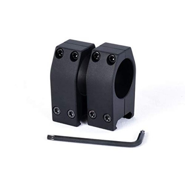 Evolution Gun Works Rifle Scope 1 Evolution Gun Works 1in Tube Practical Aluminum Rings 1" High 60200