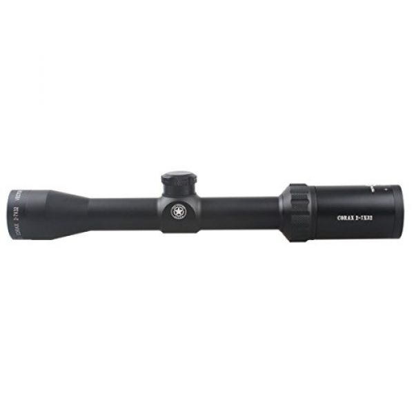 TAC Vector Optics Rifle Scope 3 TAC Vector Optics Corax 2-7x 32mm Hunting Riflescope with 1 Inch Monotube .308 BDC Reticle Color Black