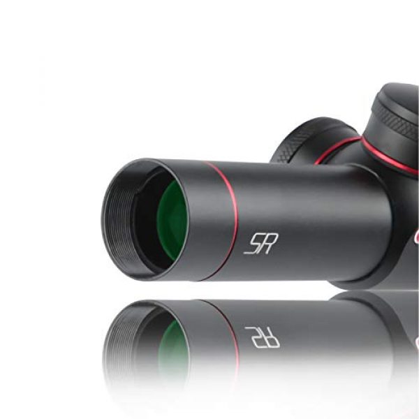 T-EAGLE Rifle Scope 3 T-EAGLE SR 1.5-5X20WA CQB Rifle Scope Second Focal Plane,Super Big Vision Fast Sight Super Light More Anti "Shock,Mounts Free
