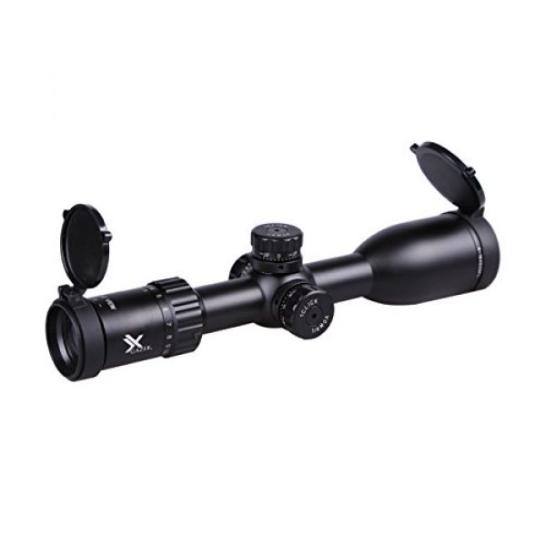 Xgazer Optics Rifle Scope 1 Xgazer Optics Point View 4-16x50 Rifle Scope, Fast Focus Eyepiece & Accurate W/E Adjustment, Compact Lightweight & Short, Lockable W/E Turrets, 1-Piece Tube, Side Parallax Adjustment, Duplex Reticle