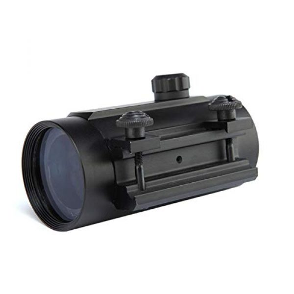 DJym Rifle Scope 5 DJym Tactical 1x40mm Red Dot Sight for Rifle Carbine Shootgun Gun Hunting Outdoor Sports