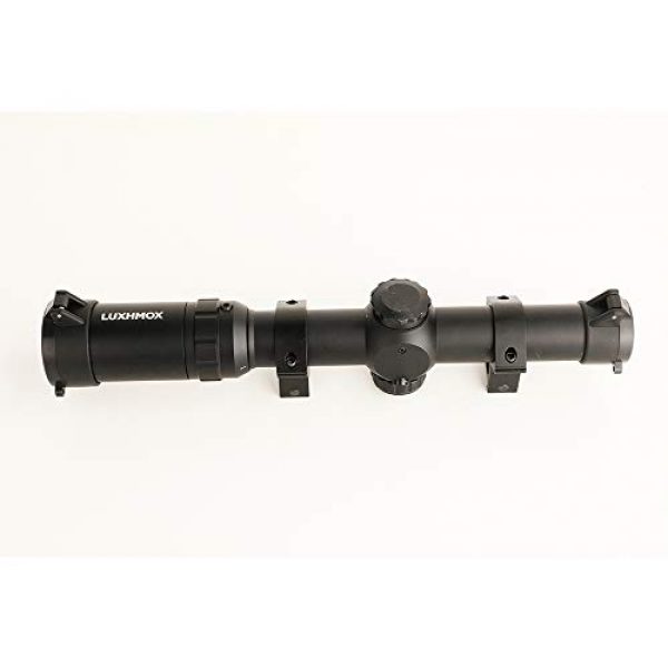 LUXHMOX Rifle Scope 3 LUXHMOX Rifle Scope 1-4x24 IR Crosshair Optics Rifle Scopes for Hunting Gun Scope