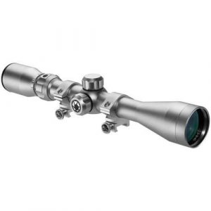 Barsaka Rifle Scope 1 New Barska 3-9x40mm 30/30Rifle Scope with Rings, Silver