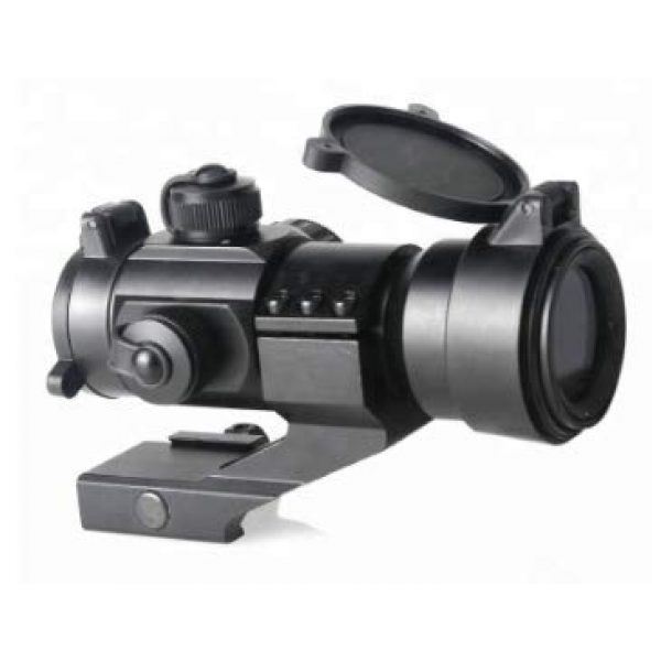 Optio Tactical Rifle Scope 2 Optio Reflex Red Dot Sight Bundle with 25 Splatterburst Targets - Picatinny Mount Included with Scope