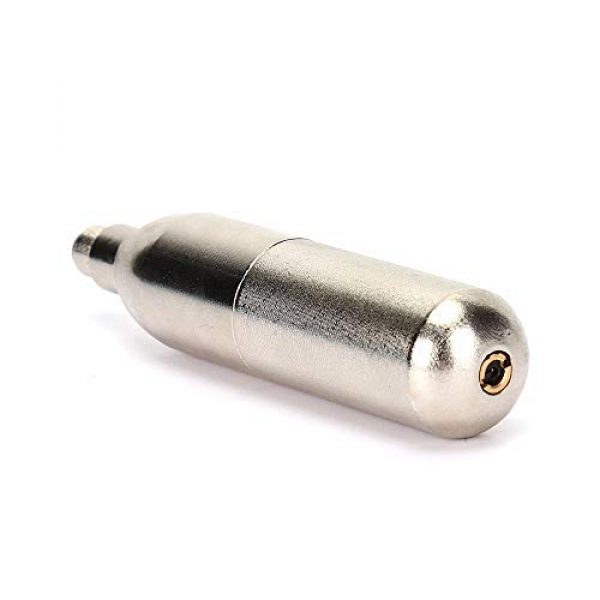 LIVIQILY Rechargeable CO2 Cartridge for Air Guns 2 LIVIQILY Hunting Accessories Gun 12g Rechargeable/Reusable/Refillable Military Co2 Cyliner Capsule for Airsoft Airgun Pistol Crosman 2240