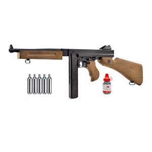 Wearable4U Air Rifle 1 Wearable4U Legends M1A1 BBS Air Rifle Air Gun and 5x12 CO2 Tanks and Pack of 1500ct Steel BBS Bundle