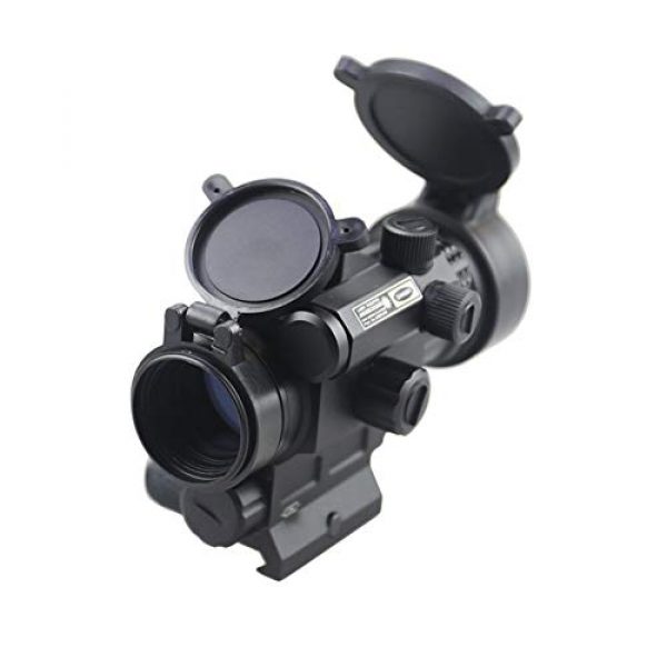 DJym Rifle Scope 2 DJym Advanced Button Red Dot Sight, 1X Waterproof and Anti-Fog Rifle Scope