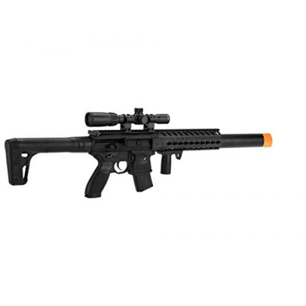 Sig Sauer Air Rifle 1 Sig Sauer MCX .177 Cal CO2 Powered 1-4x24mm Scope Air Rifle (30 Rounds), Black, one size