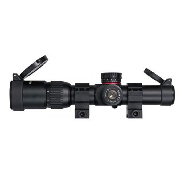Monstrum Rifle Scope 2 Monstrum G2 1-6x24 First Focal Plane (FFP) Rifle Scope with Illuminated BDC Reticle