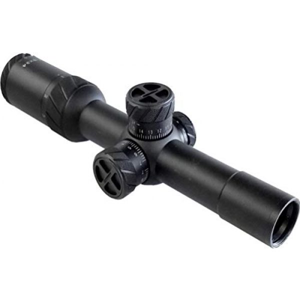 PRG Defense Rifle Scope 1 PRG Defense 4501X822PRGPR1 Model 1-8X22RS Professional Riflescopes, 1x~8X Magnification, 24mm Objective Lens Diameter, 36mm Ocular Lens Diameter, 91-88mm Eye Relief, 8-3mm Exit Pupil