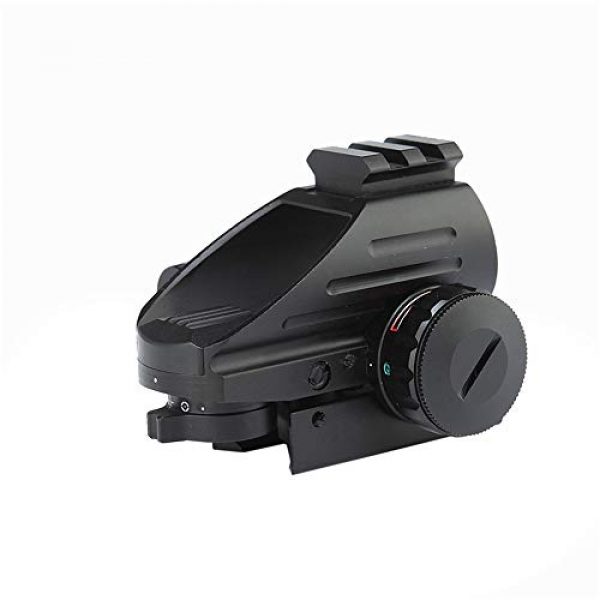 DJym Rifle Scope 3 DJym 1X Magnification Fast Sight, Additional Red Red Dot Sight Top with Rail Mounting Tactical Accessories