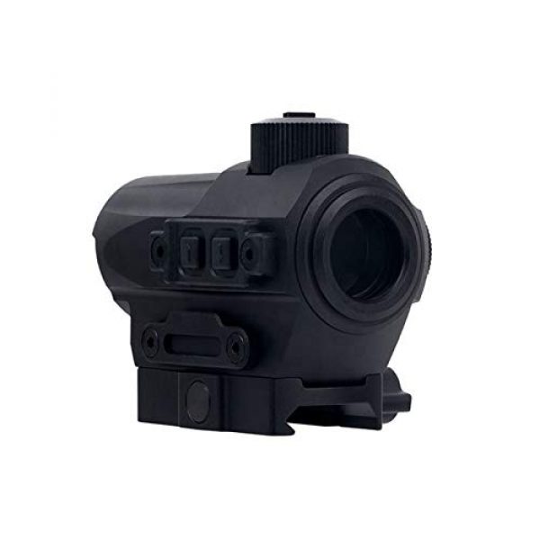 Fashion Sport Rifle Scope 6 Fashion Sport Outdoor Hunting red dot riflescope 1X27 Red Dot Sight 1.5 MOA Manual Key Switch with 20mm Riser Mount Rifle Scope