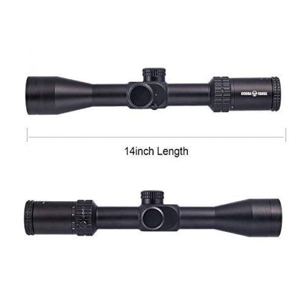 COBRA FANGS Rifle Scope 2 COBRA FANGS 3.5-14X44E FFP Rifle Scopes, Objective Lens 40mm, Pipe Diameter 30mm, Illuminated Cross Line, Outdoor Hunting Scopes