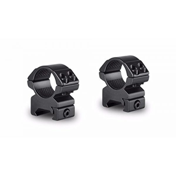 Hawke Rifle Scope 3 HAWKE Vantage 3-9X40AO Mil Dot IR Riflescope, Black 14225 and Hawke 2-Pc Medium Weaver Rings Kit