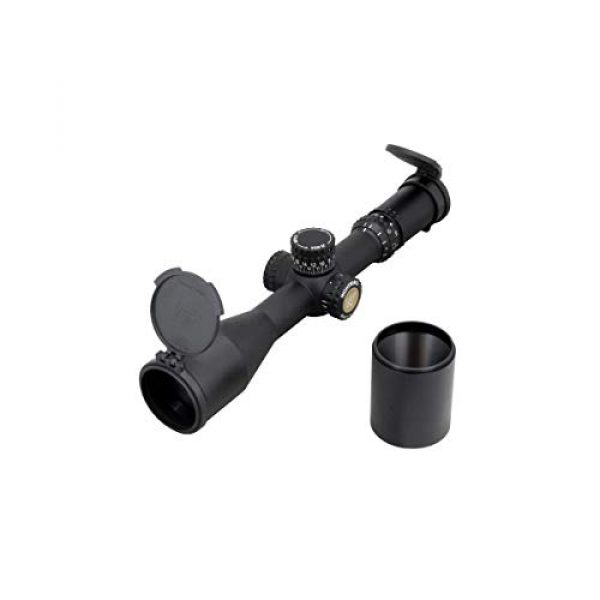 NightForce Rifle Scope 1 Nightforce Optics 5-25x56 ATACR F1 Series Riflescope, Matte Black with DigIllum Illuminated FFP TReMoR3 Reticle, 34mm Tube Diameter, .1 Mil-Radian, Side Parallax Focus