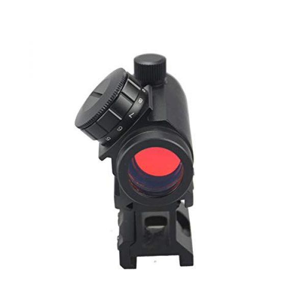 DJym Rifle Scope 3 DJym Red Dot Sight with High Mount for Handgun and Rifle Scope Use, Hunting Red Dot Scope