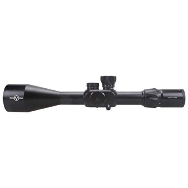 TAC Vector Optics Rifle Scope 2 TAC Vector Optics Tactical Riflescope Counterpunch 6-25x56 First Focal Plane Mil Dot Free Tri Rails Mount Honeycomb Sunshade Color Black