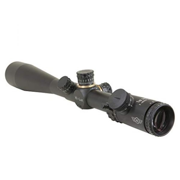 Hi-Lux Optics Rifle Scope 1 Hi-Lux Optics TP730X50MOA Top Angle 7-30 x 50 30mm Tube Rifle Scope with Green Illuminated MOA Reticle, Black