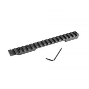 Evolution Gun Work Rifle Scope 1 HD Remington 700, 722, 40x Long Action Picatinny Rail Scope Mount 0 MOA