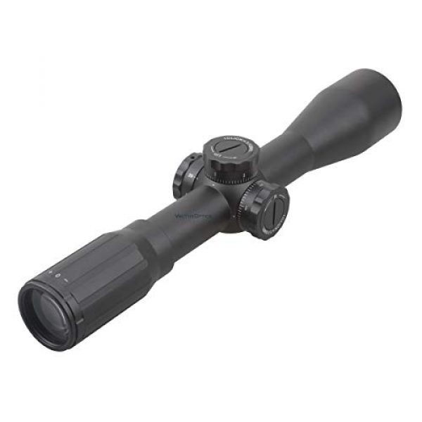 TAC Vector Optics Rifle Scope 2 TAC Vector Optics Marksman 10x44 Hunting Long Eye Relief Varmint Riflescope Glass Reticle with 30mm Mount Ring