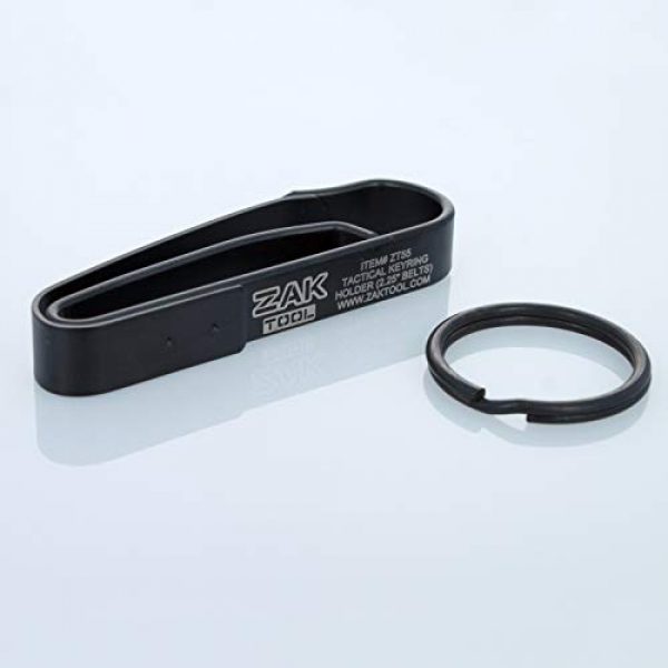 ZAKTOOL Tactical Pouch 2 Police Zak Tool ZT55 Tactical Stealth Black Extreme Duty Key Ring Holder