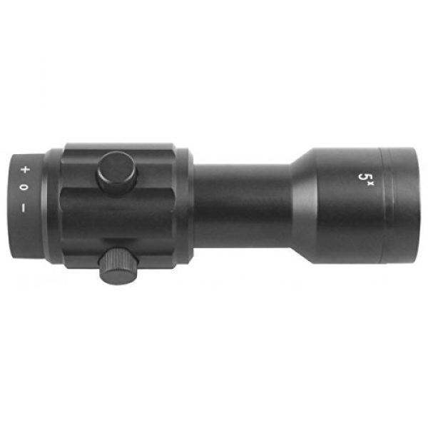 Vector Optics Rifle Scope 3 Vector Optics 3X, 4X, 5X Tactical Maginifier with Flip-to-Side Detach Quick Release QD Picatinny Mount and Flip-up Scope Lens Cover for Red Dot Reflex Sight (Matte Black) (3X) (5X)