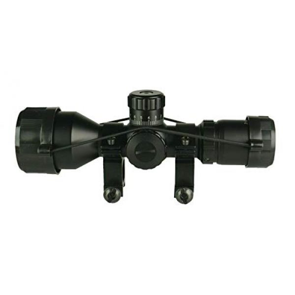 DB TAC INC Rifle Scope 2 DB TAC INC Compact 3-9x42 Red and Green Color Illuminated Scope Come with Rings