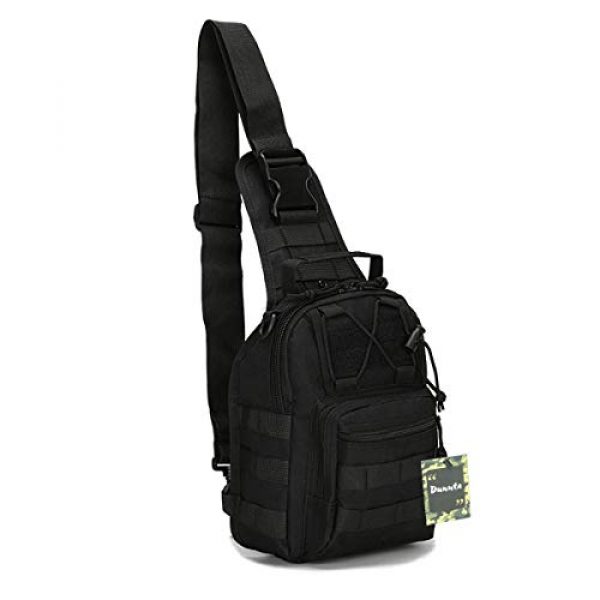 Dunnta Tactical Backpack 1 Dunnta Tactical Sling bag, Military Sport Bag EDC Molle Pack Daypack for Camping, Hiking, Trekking, Rover Sling