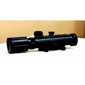 BSA Optics Rifle Scope 1 BSA 30-mm Stealth Tactical Rifle Scope with Illuminated Red Dot and 3X Magnification