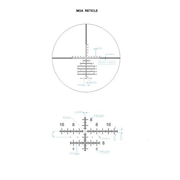 IOR Valdada Rifle Scope 2 IOR Crusader Valdada 5-40x56 40mm FFP Crusader 2, Mil/Mil or MOA/MOA 1/8 turrets, Xtreme X1 Illum