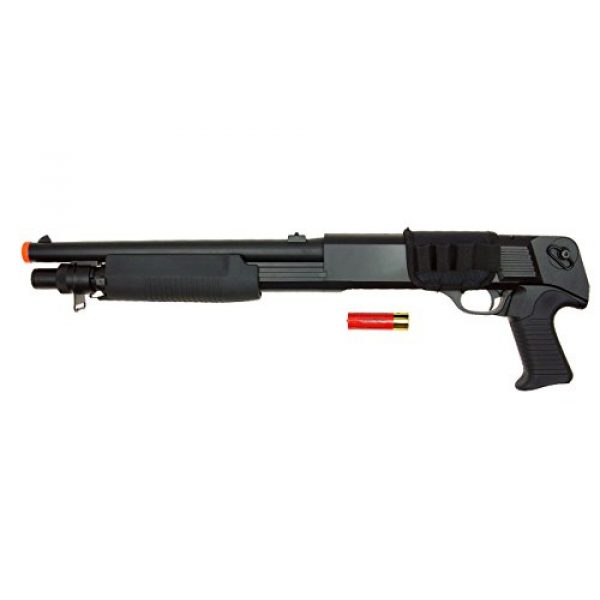 DE/CSI Airsoft Shotgun 1 DE Model-799S Tri-Burst Shot Gun w/Pistol Grip&Shell Holster