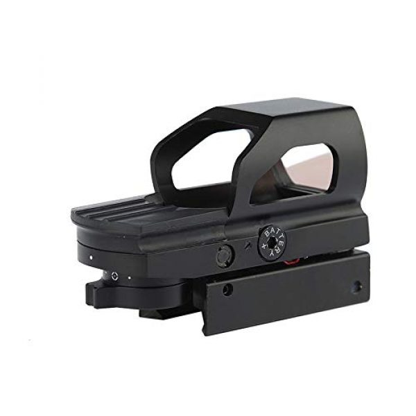 DJym Rifle Scope 3 DJym Red Dot Scope Internal Red Green Adjustable HD Non-Magnification Sight 22mm Rail (2 Packs)