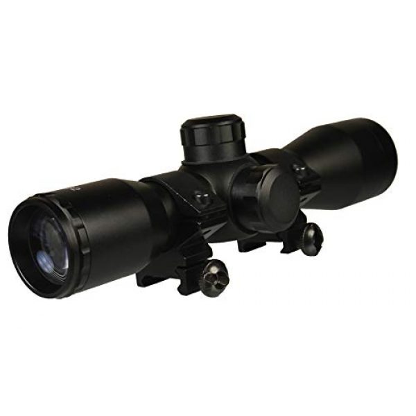 TWP Rifle Scope 3 TWP 4x32 Compact Hunting Scope, P4 Sniper Reticle, 1" Tube and Mid-Height Weaver Ring Moun