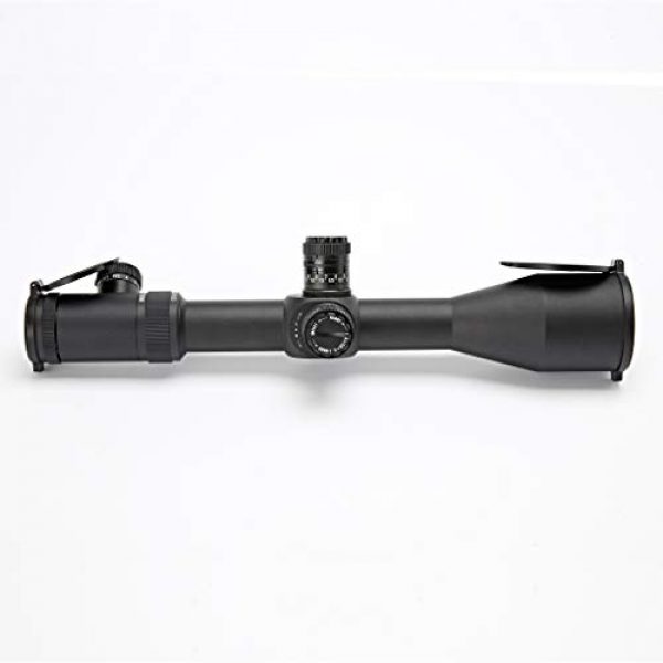 Hi-Lux Optics Rifle Scope 7 Hi-Lux Optics UD530X56-R Uni-Dial 5-30 x 56 34mm Tube Rifle Scope with Red Illuminated MIL Ranging Reticle, Black