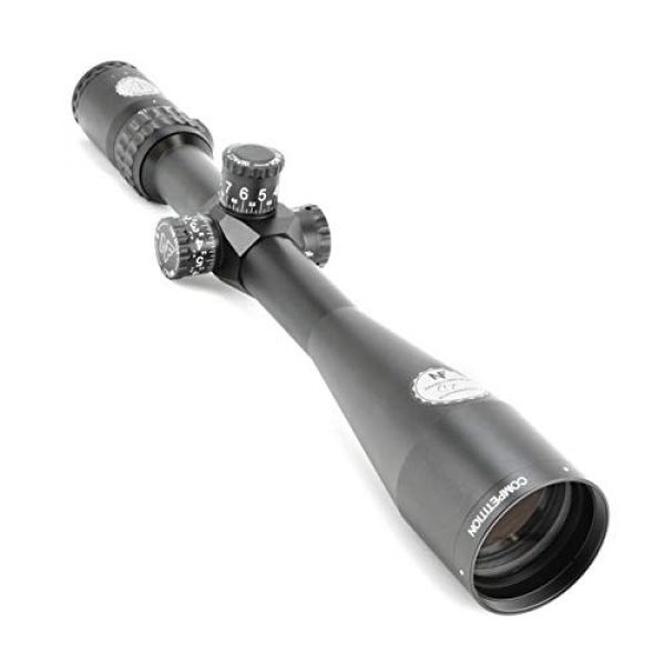 NightForce Rifle Scope 3 NightForce COMPETITION 15-55x52mm Rifle Scope for Target Shooting, Black, 30 mm, .125 MOA - FCR-1