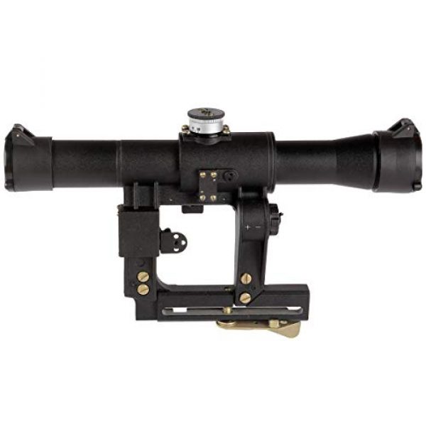 BelOMO Rifle Scope 4 BelOMO POSP 4x24 VM (BM). Optical Rifle Scope. Russian Side Mount. 1000m Rangefinder. 1 MOA. Combloc