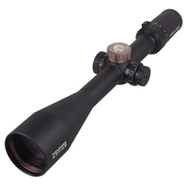 Vector Optics Rifle Scope 1 Vector Optics Taurus 5-30x56mm, 30mm Tube, 1/10 MIL, Red Illuminated Tactical First Focal Plane (FFP) Riflescope
