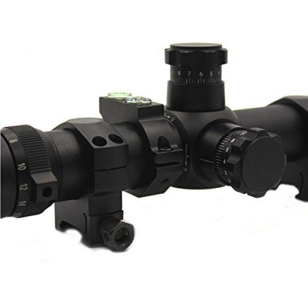 ELAN MILRE Rifle Scope Level 3 ELAN MILRE Metal Hunting Scope Bubble Level Mounts Ring 25.4mm/30mm Rifle Scope mounts Level Ring with Compass