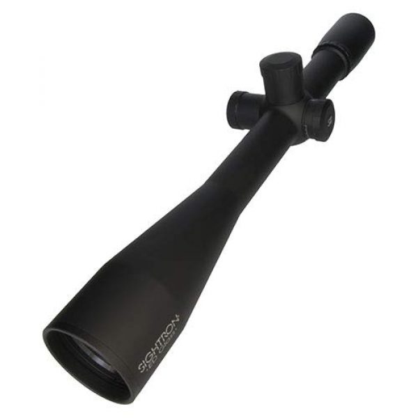 SIGHTRON Rifle Scope 1 SIGHTRON, SIII Long Range Riflescope, 45x45mm, 30mm Tube, Fine Crosshair Reticle, Black