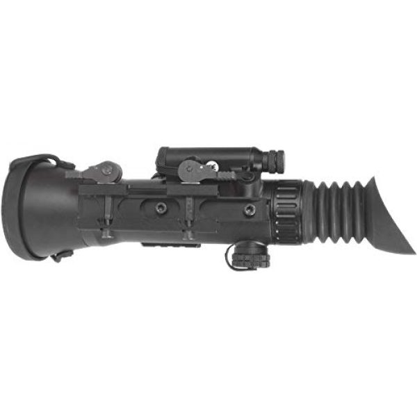 PRG Defense Rifle Scope 3 PRG Defense 15WOL422103021 Model Wolverine 4 NL2 Gen 2+"Level 2" Night Vision Rifle Scope with Sioux850 Long-Range Infrared Illuminator, 4X Magnification, 10m to Infinity Focus Range