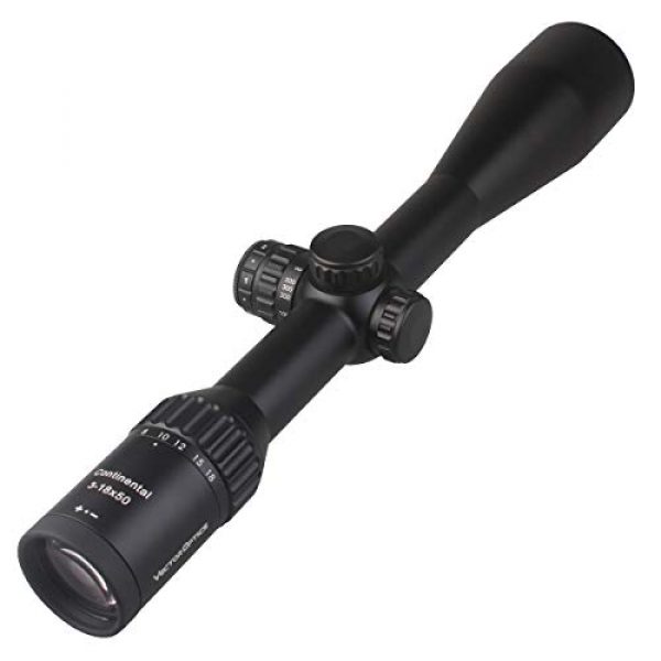 TAC Vector Optics Rifle Scope 3 TAC Vector Optics Continental 3-18x50 Riflescope Hunting Rifle Scope Color Black (3-18x50)