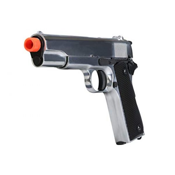 BULLDOG AIRSOFT Airsoft Pistol 7 SR1911 Airsoft Gas Pistol with Free Speed Loader BBS and Gun Case [Airsoft Blowback]