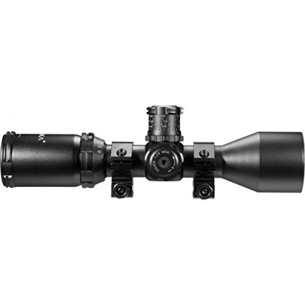 BARSKA Rifle Scope 2 BARSKA AC11874 Contour .223 BDC Rifle Scope 3-9x40 Lockable Turrets, Mil-Dot Reticle with Rings
