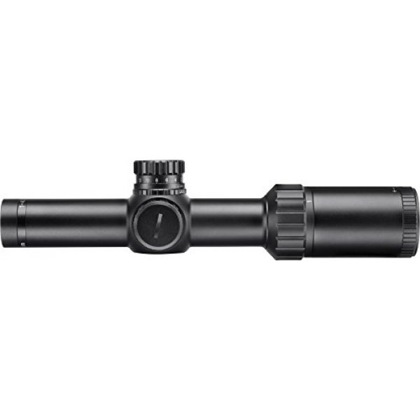 BARSKA Rifle Scope 4 BARSKA Level HD 1-4x24mm Level HD Riflex, 40mm, Black (AC12798)