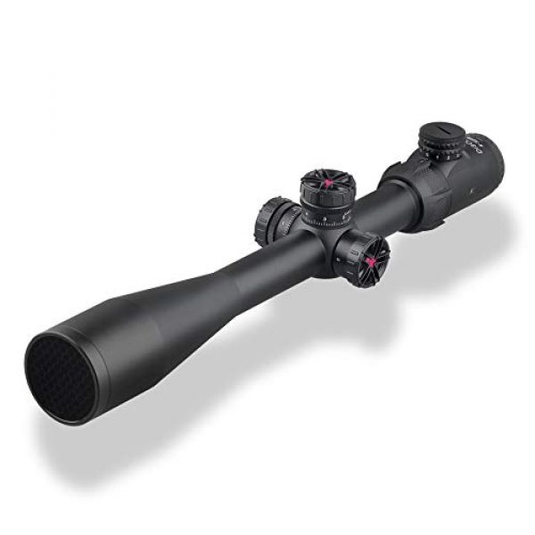 ApexHorizon Rifle Scope 2 ApexHorizon HI 8-32X50SFP 1-inch Tube Rifle Scope, Mil Dot Reticle/Fully Multi-Coated Lens/Wind and Elevation Adjust/Illuminated Optics Tactical Long Range Shooting Hunting Air Rifle Sight