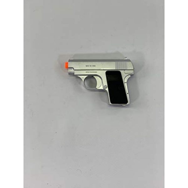 Double Eagle Airsoft Pistol 4 Double Eagle P328 1+1 Airsoft Pistols (Black and Silver)