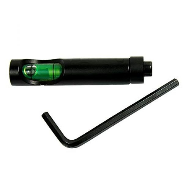 COLIBROX Rifle Scope Accessory 1 Metal Spirit Bubble Level for 20 mm Picatinny Weaver Rail Rifle Sight Scope Mount
