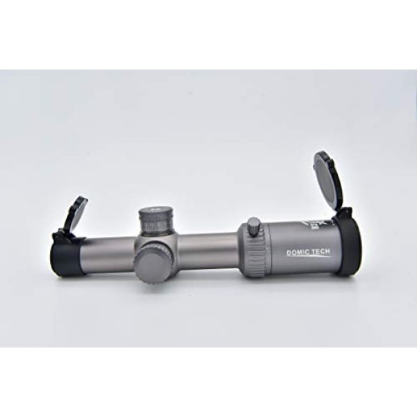 DOMIC TECH Rifle Scope 3 DOMIC TECH DT4 /1-4x24 IR Rifle Scope, a True 1x, Tactical, Optical, Reliable and Professional Sniper Rifle-Scope.