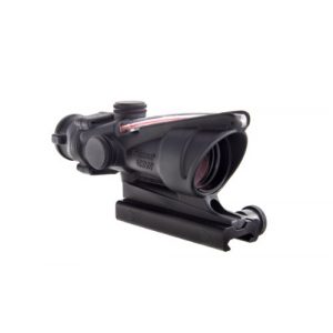 Trijicon Rifle Scope 1 Trijicon ACOG 4 X 32 Scope Dual Illuminated Chevron .223 Ballistic Reticle, Red